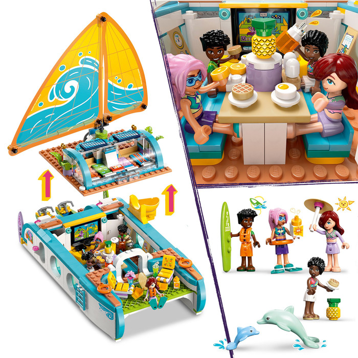 LEGO Friends Segelabenteuer 42664 produkt in gebrauch