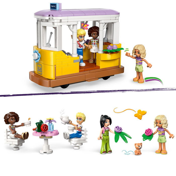 LEGO Friends Pflanzencafé und Blumenkiosk 42671 produkt in gebrauch