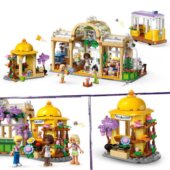 LEGO Friends Pflanzencafé und Blumenkiosk 42671 produkt in gebrauch