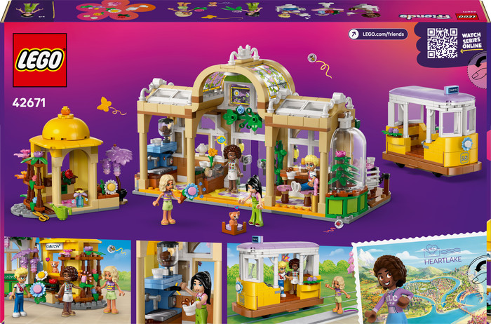 LEGO Friends Pflanzencafé und Blumenkiosk 42671 verpackung