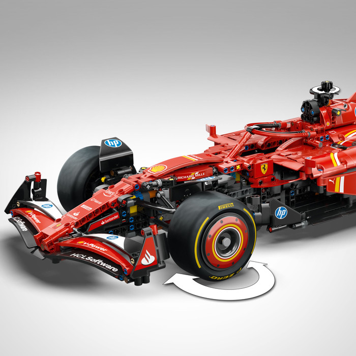 LEGO Technic Ferrari SF-24 F1 Car 42207 product in use