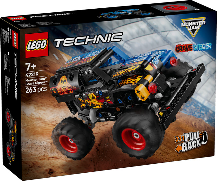 LEGO Technic Monster Jam Grave Digger Feuer und Eis 42219 verpackung