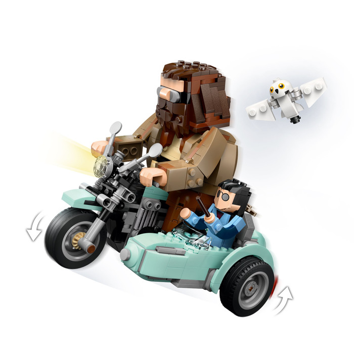 LEGO Harry Potter Hagrid & Harry's Motorcycle Ride 76443 product in use