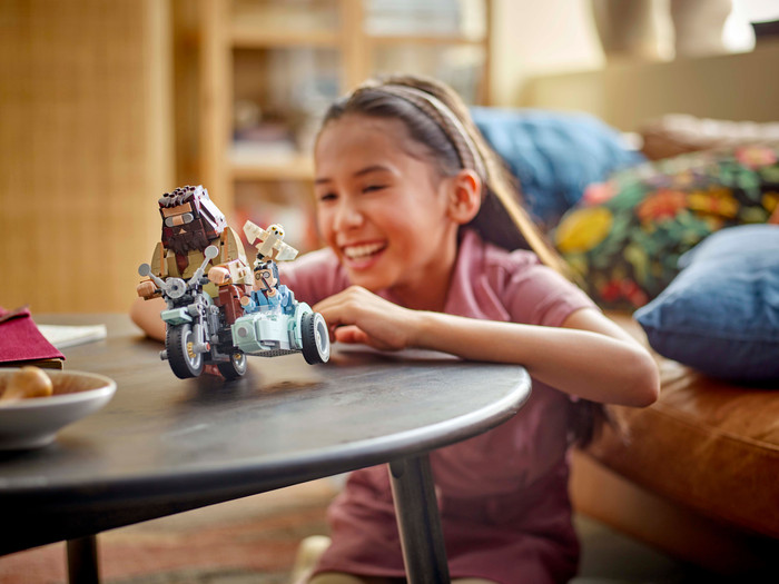 LEGO Harry Potter Hagrid & Harry's Motorcycle Ride 76443 product in use