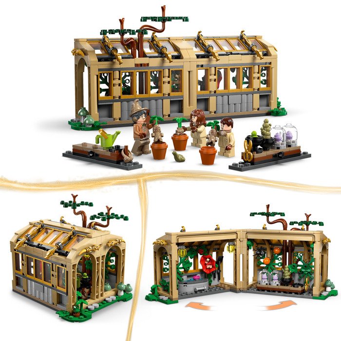 LEGO Harry Potter Hogwarts Castle: Herbology Class 76445 product in use