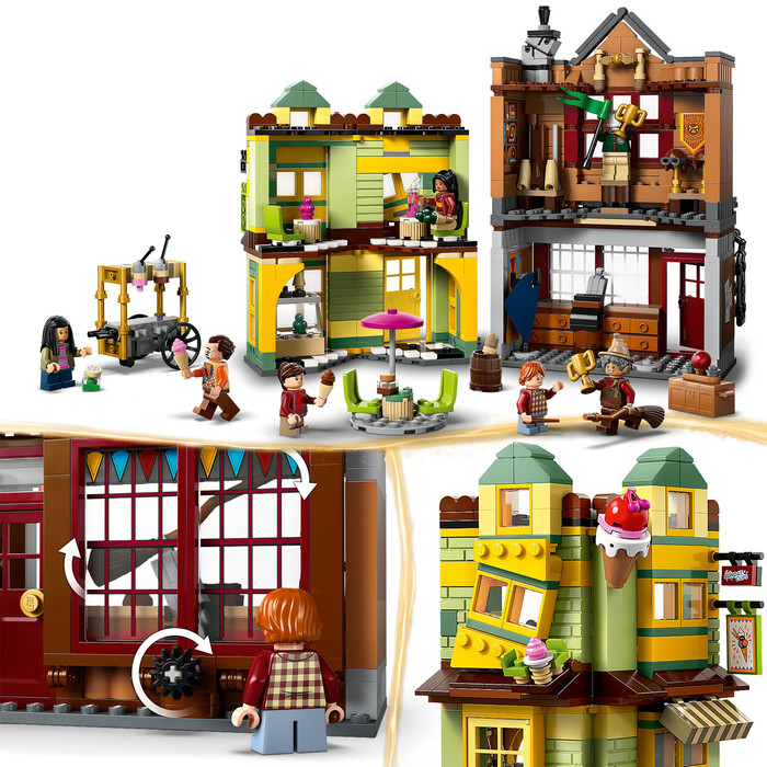 LEGO Harry Potter Quality Quidditch Supplies and Ice Cream Parlour 76452 product in use