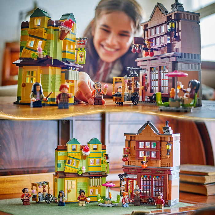 LEGO Harry Potter Quality Quidditch Supplies and Ice Cream Parlour 76452 product in use