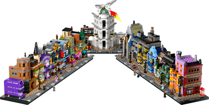 LEGO Harry Potter Diagon Alley Wizarding Shops 76444 Main Image