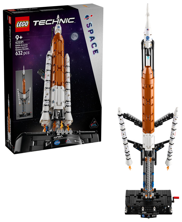 LEGO Technic NASA Artemis SLS-Schwerlastrakete 42221 rechte seite