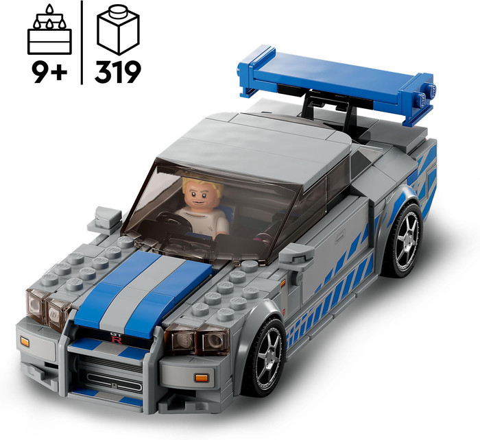 LEGO Speed Champions 2 Fast 2 Furious Nissan Skyline GT-R (R34) 76917 visual supplier