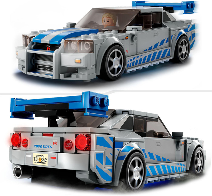 LEGO Speed Champions 2 Fast 2 Furious Nissan Skyline GT-R (R34) 76917 product in use