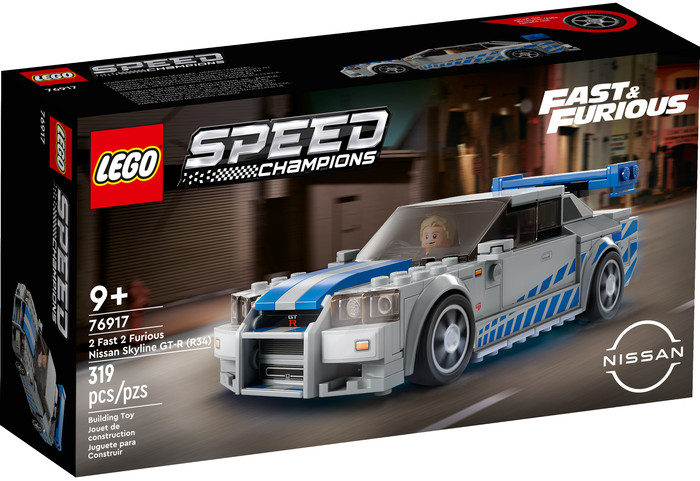 LEGO Speed Champions 2 Fast 2 Furious Nissan Skyline GT-R (R34) 76917 packaging