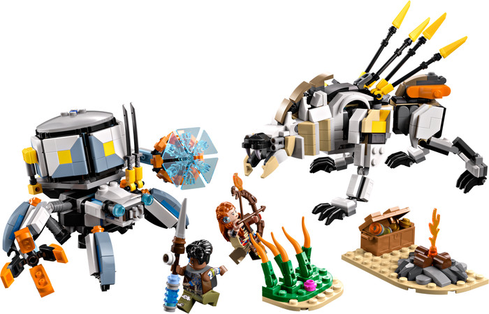 LEGO Horizon Adventures Aloy and Varl vs. Shell-Walker and Sawtooth 77037 Main Image