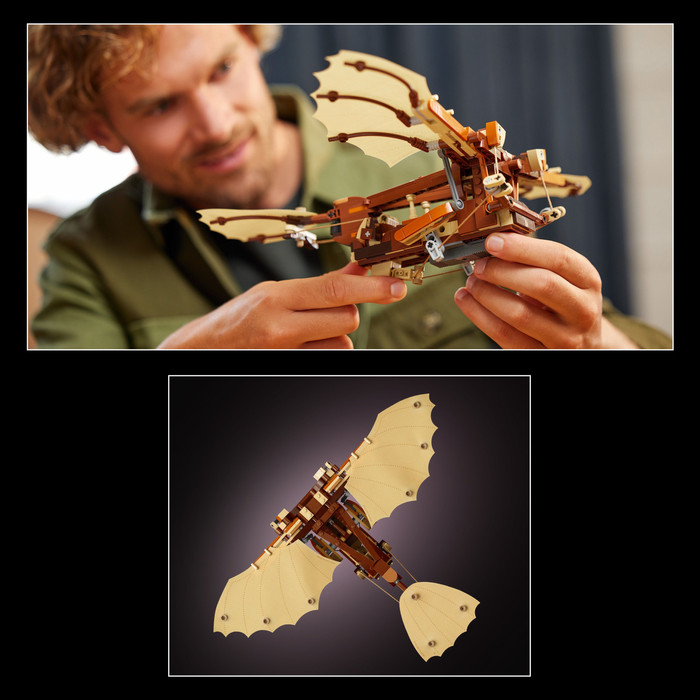 LEGO Icons Leonardo da Vinci's Flying Machine 10363 product in use