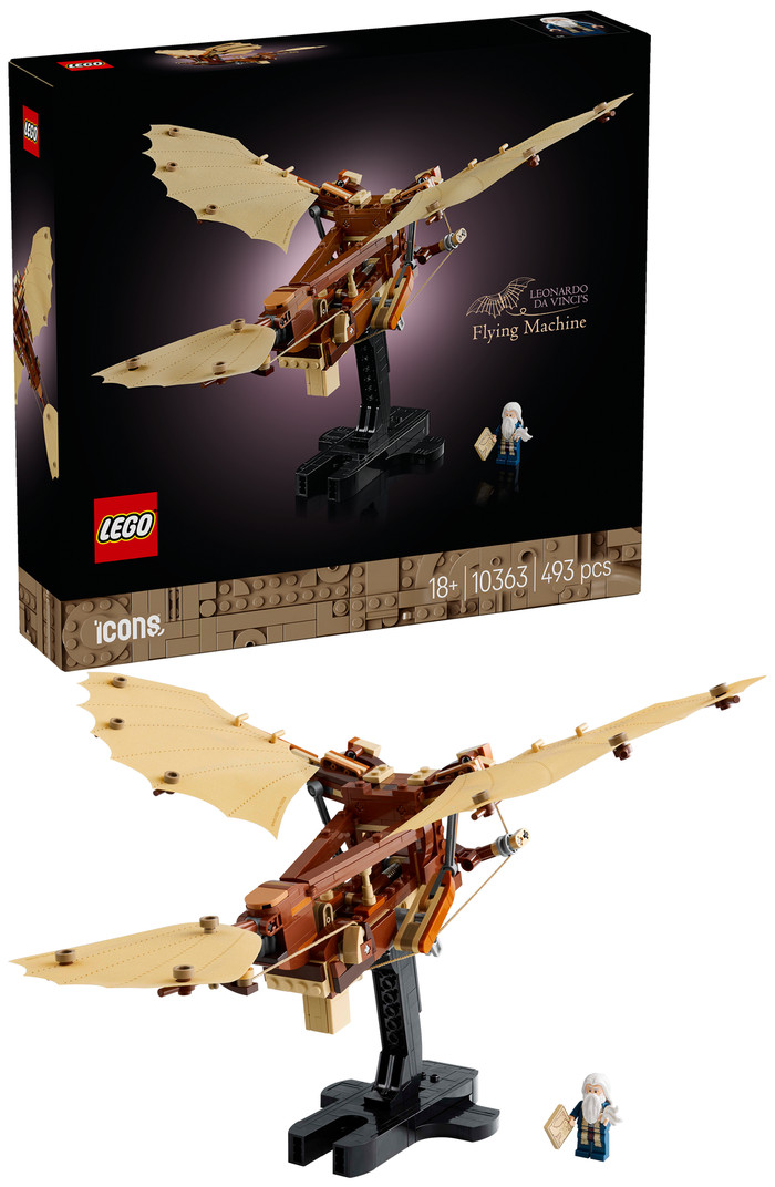 LEGO Icons Leonardo da Vinci's Flying Machine 10363 right side