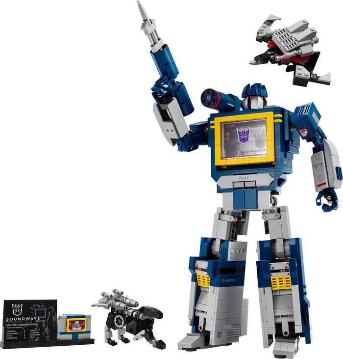 LEGO Icons Transformers: Soundwave 10358 Main Image