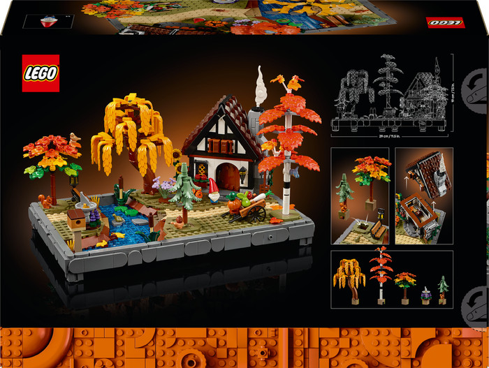LEGO Icons Autumn Cottage Garden 11372 packaging