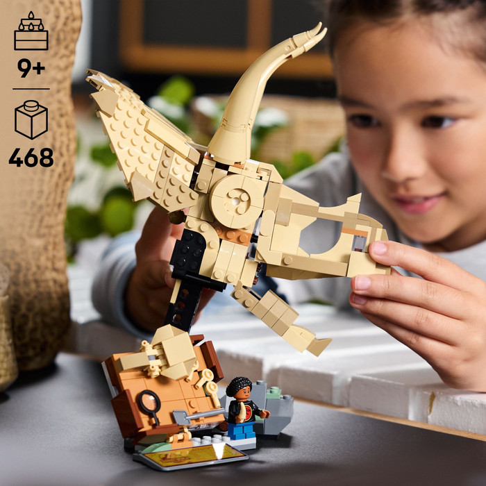 LEGO Jurassic World Dinosaurier-Fossilien: Triceratops-Schädel 76969 produkt in gebrauch