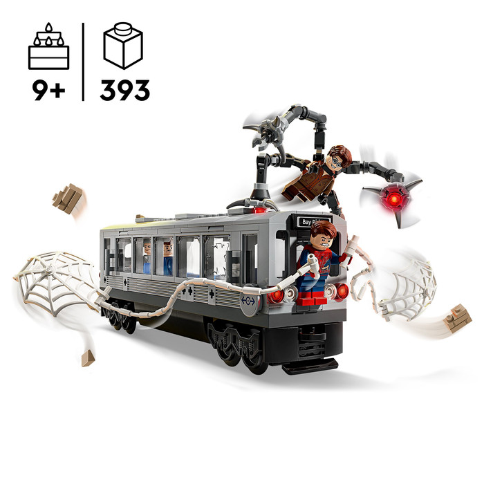 LEGO Marvel Spider-Man vs. Doc Ock: Showdown in der U-Bahn 76321 produkt in gebrauch