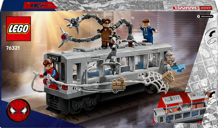 LEGO Marvel Spider-Man vs. Doc Ock: Showdown in der U-Bahn 76321 verpackung