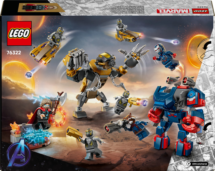 LEGO Marvel Avengers: Endgame Thor vs. Chitauri 76322 verpackung