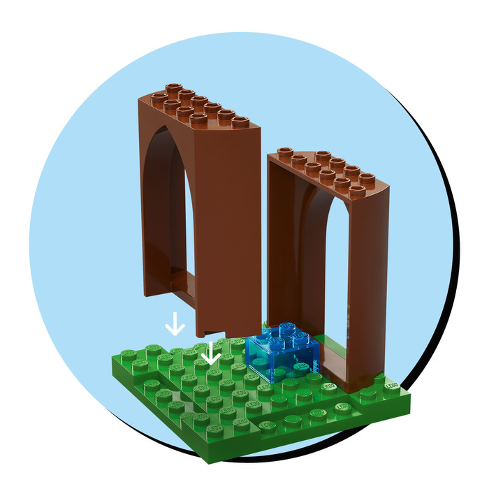 LEGO Marvel Showdown am Baumhaus: Spidey-Rex vs. Gobby-Raptor 11200 produkt in gebrauch