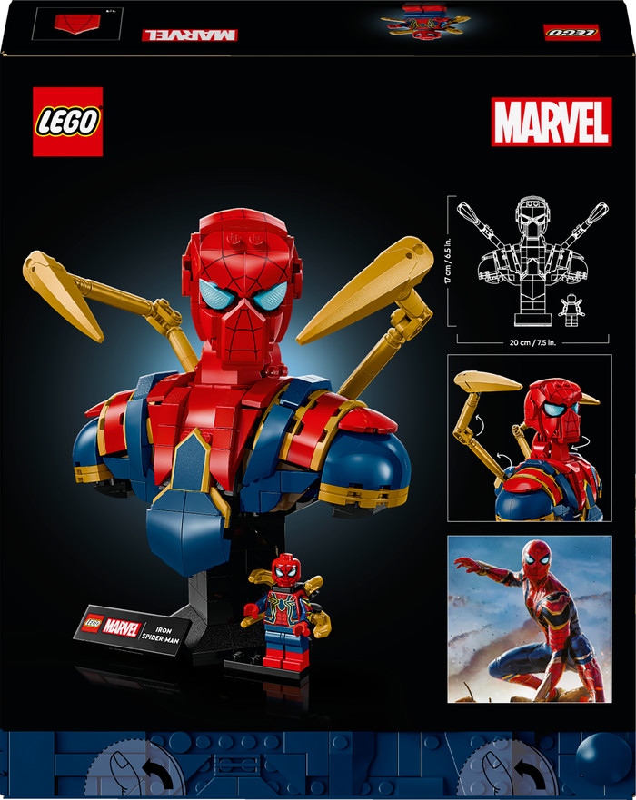 LEGO Marvel Iron Spider-Man Büste 76326 verpackung