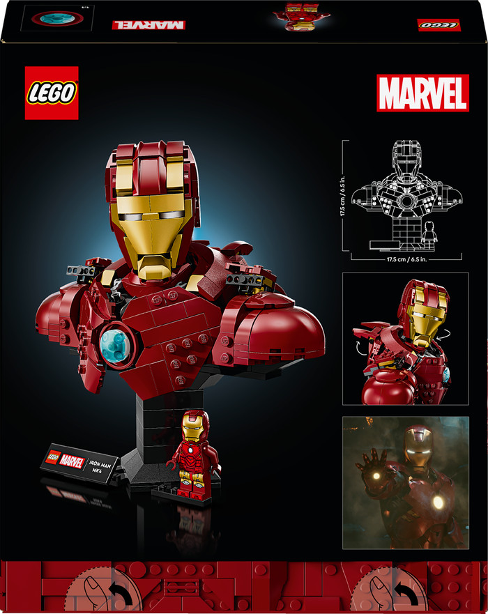LEGO Marvel Iron Man MK4 Büste 76327 verpackung