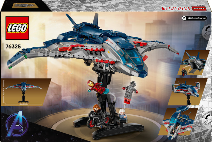 LEGO Marvel Avengers: Age of Ultron Quinjet 76325 packaging