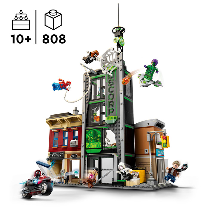 LEGO Marvel Spider-Man vs. Oscorp 76324 produkt in gebrauch