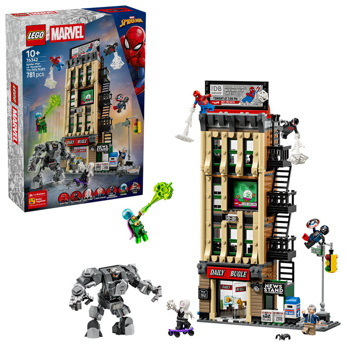 LEGO Marvel Spider-Man vs. Mysterio: Daily Bugle 76342 rechte seite