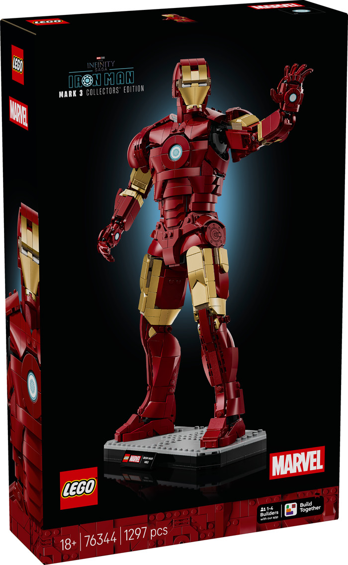 LEGO Marvel Iron Man Mark 3 Sammleredition 76344 verpackung