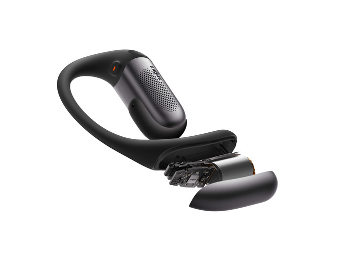 Shokz OpenFit Pro Schwarz detail