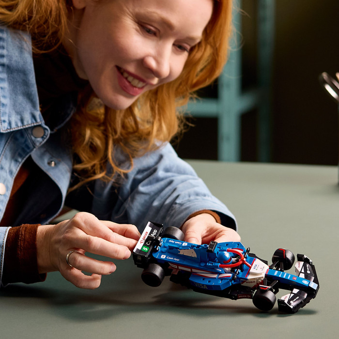 LEGO Speed Champions Visa Cash App RB VCARB 01 F1 Race Car 77246 product in use