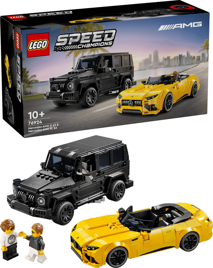 LEGO Speed Champions Mercedes-AMG G 63 and Mercedes-AMG SL 63 76924 right side