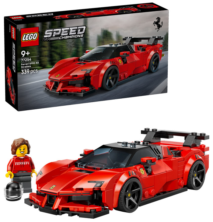 LEGO Speed Champions Ferrari SF90 XX Stradale Sports Car 77254 right side