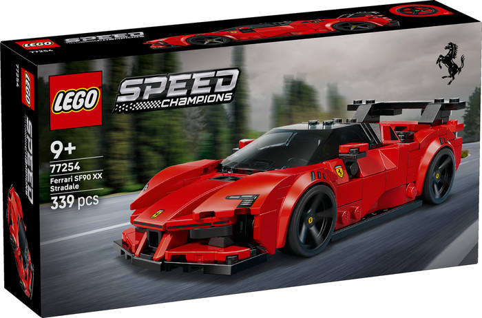 LEGO Speed Champions Ferrari SF90 XX Stradale Sports Car 77254 packaging