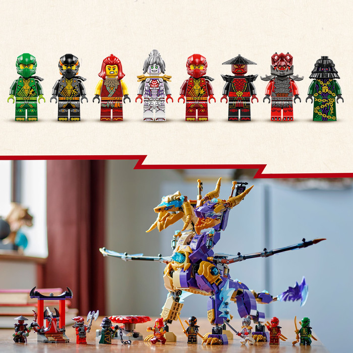 LEGO Ninjago Lichtbogendrache 71836 produkt in gebrauch
