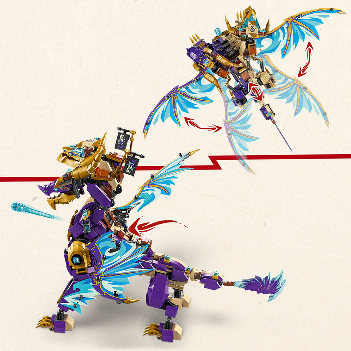 LEGO Ninjago Lichtbogendrache 71836 produkt in gebrauch
