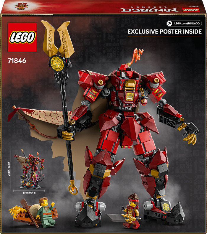LEGO Ninjago Der Feuerritter-Mech 71846 verpackung