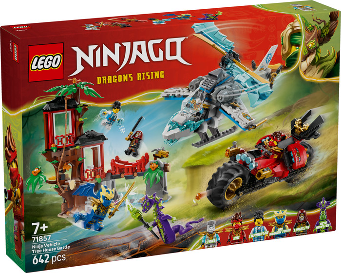 LEGO NINJAGO Ninja Vehicle Tree House Battle 71857 packaging