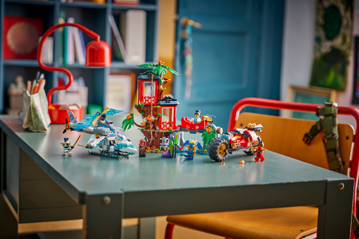 LEGO NINJAGO Ninja Vehicle Tree House Battle 71857 product in use