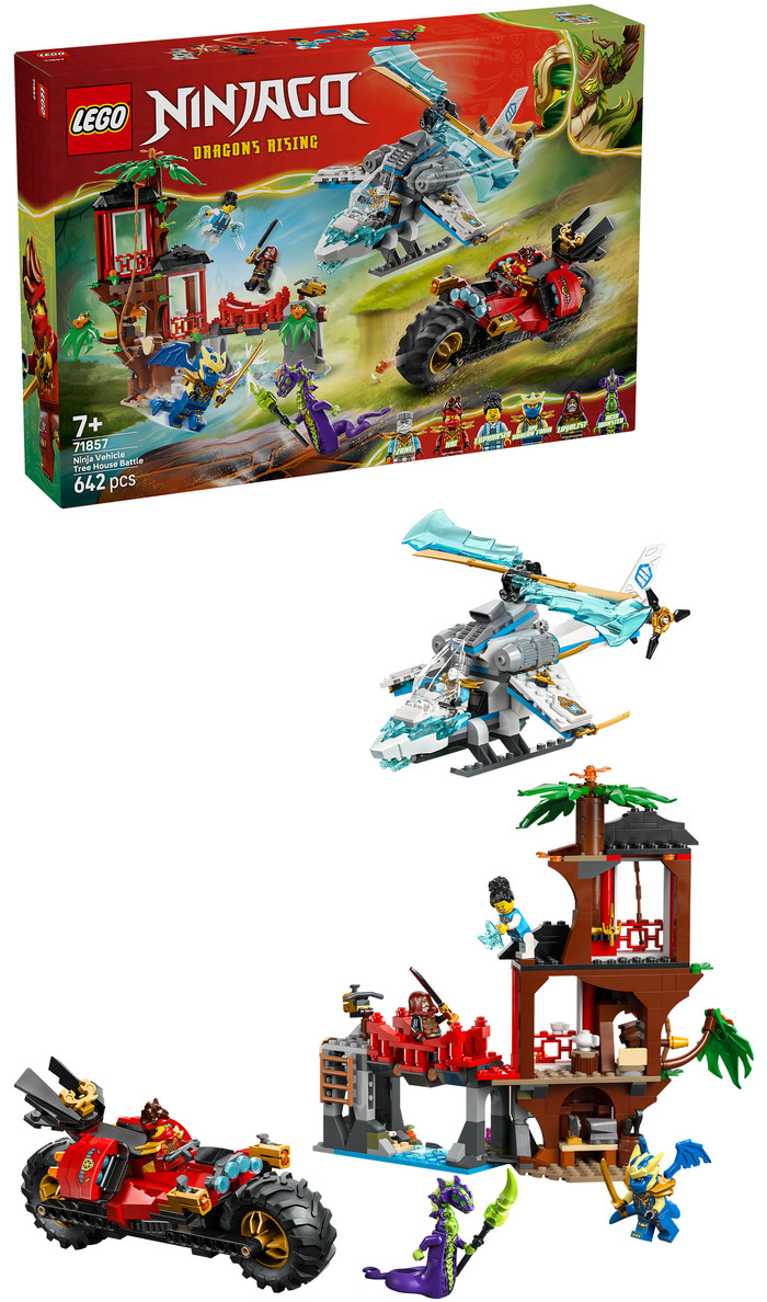 LEGO NINJAGO Ninja Vehicle Tree House Battle 71857 right side