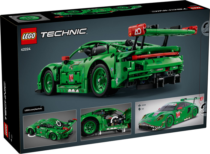 LEGO Technic Porsche 911 GT3 R REXY AO Racing Rennwagen 42224 verpackung