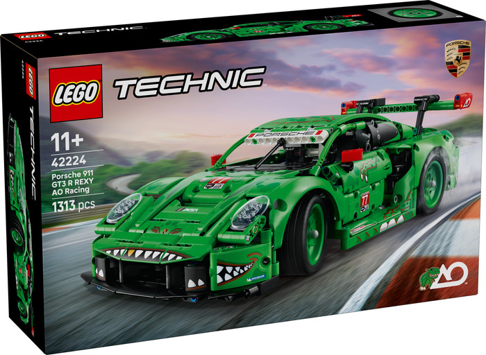 LEGO Technic Porsche 911 GT3 R REXY AO Racing Rennwagen 42224 verpackung