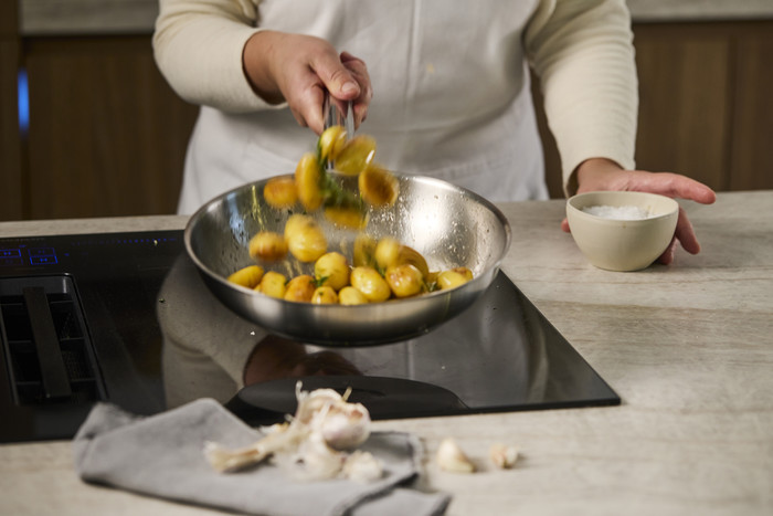 Demeyere Classic 3 Bratpfanne 28 cm produkt in gebrauch