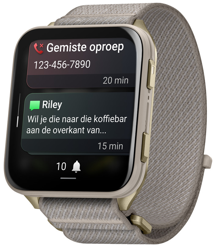 Garmin Venu X1 Gold detail