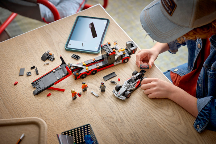 LEGO City F1 Set produkt in gebrauch