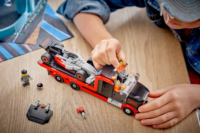 LEGO City F1 Set produkt in gebrauch