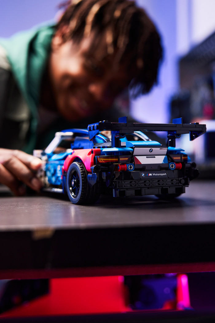 LEGO Technic BMW M4 GT3 EVO Race Car 42226 product in use